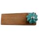 2 Pieces Sea Green Crackle Wooden Door Stopper